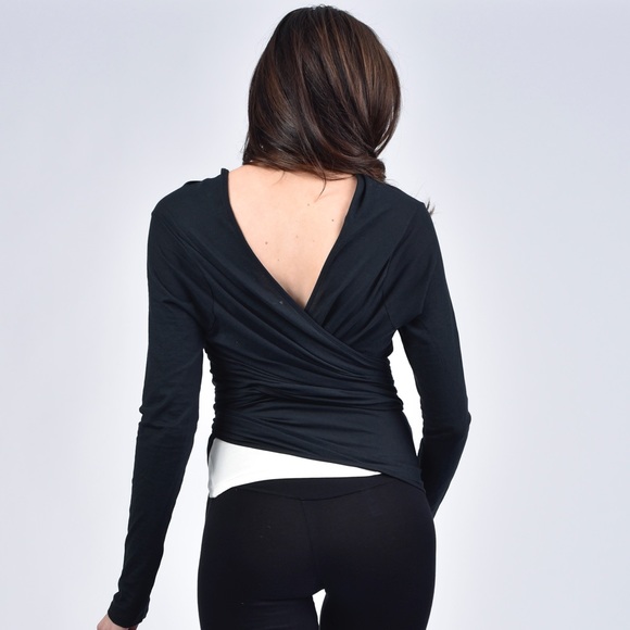 Lilla P NWT oragami wrap top - Picture 3 of 9